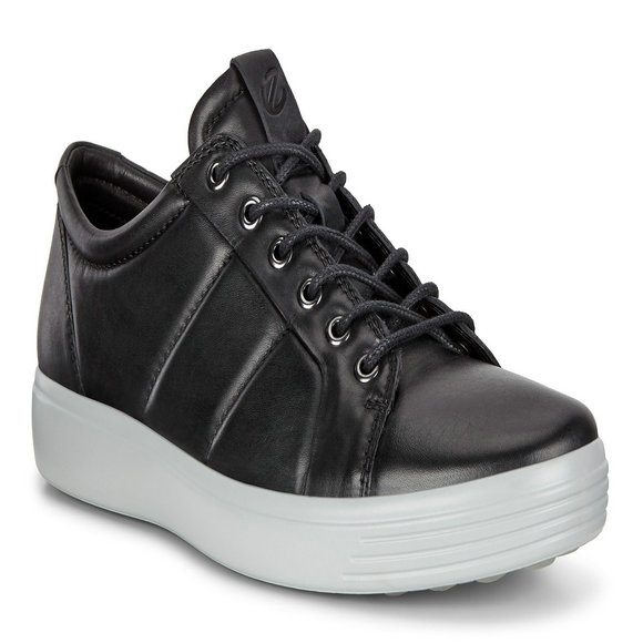 ECCO Soft 7 Men's Padded Leather Sneakers